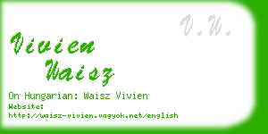 vivien waisz business card